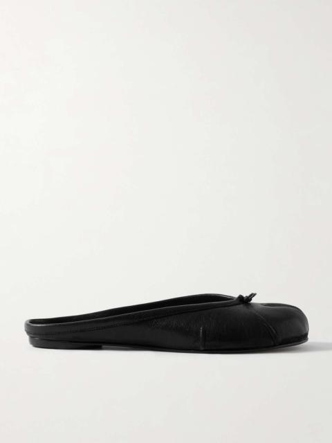 Tabi split-toe leather slippers