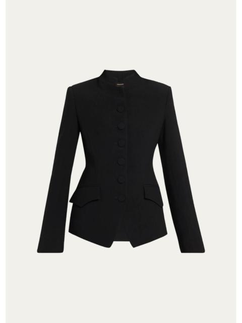 RONNY KOBO Alec Slim Crepe Jacket