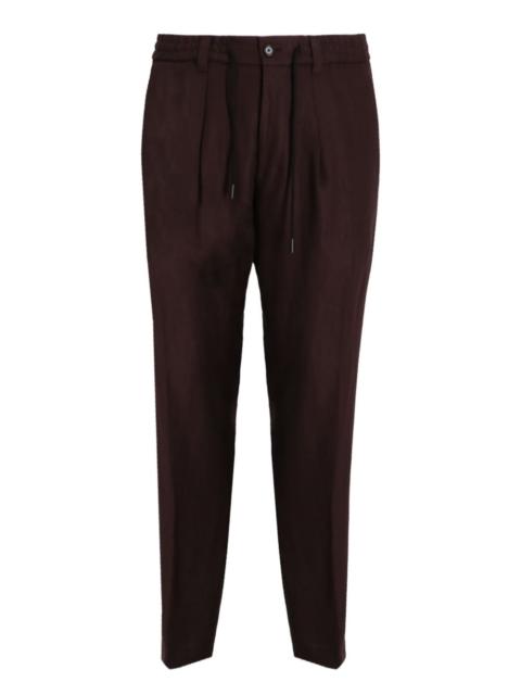 BOSS Bardon drawstring-waist trousers