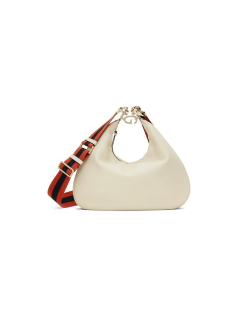 GUCCI Beige Large Attache Shoulder Bag