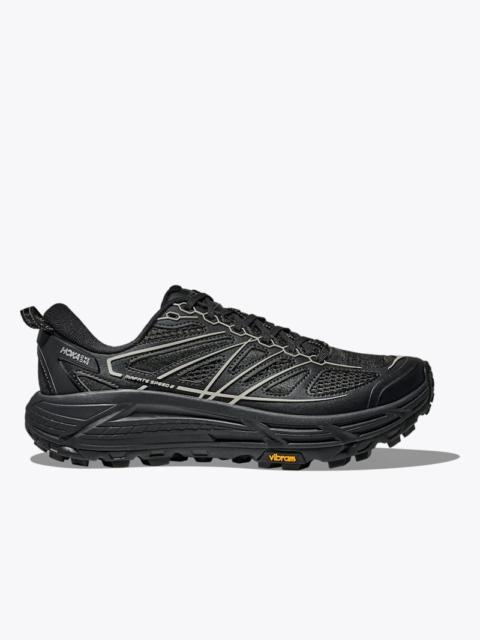 HOKA Stealth/Tech Mafate Speed 2 Lifestyle Shoes in Black/Carbon Black