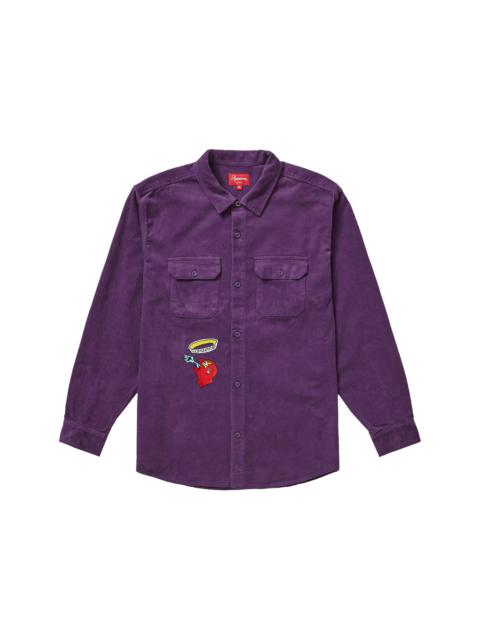Supreme Supreme Gonz Corduroy Work Shirt Purple