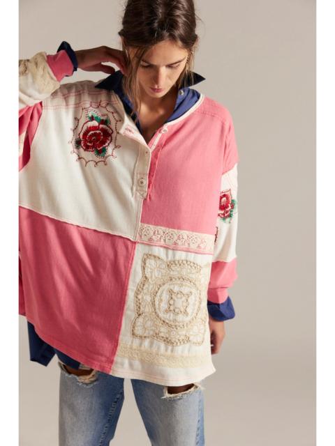 FREE PEOPLE We The Free Attic Craft Polo
