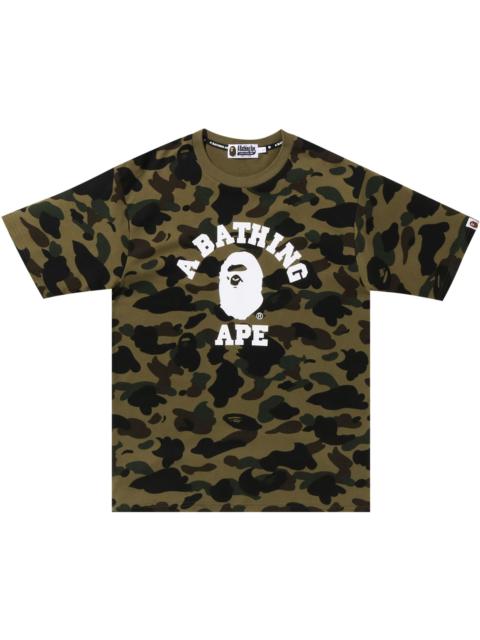 BAPE 1st Camo College Tee 'Green'