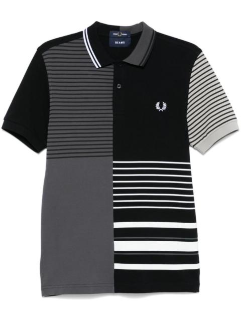 Fred Perry x Beams striped polo shirt