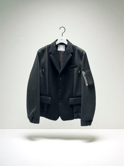 sacai Wool Melton Jacket
