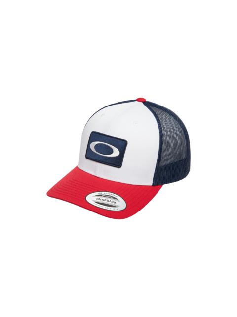 OAKLEY O Original Trucker Hat "White / Red / Navy Blue" FOS900836 9CV