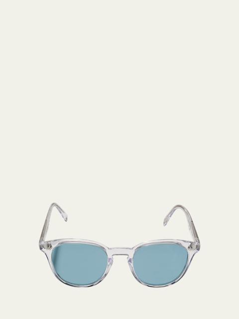 Oliver Peoples Men's Desmon Sun Round Acetate Sunglasses