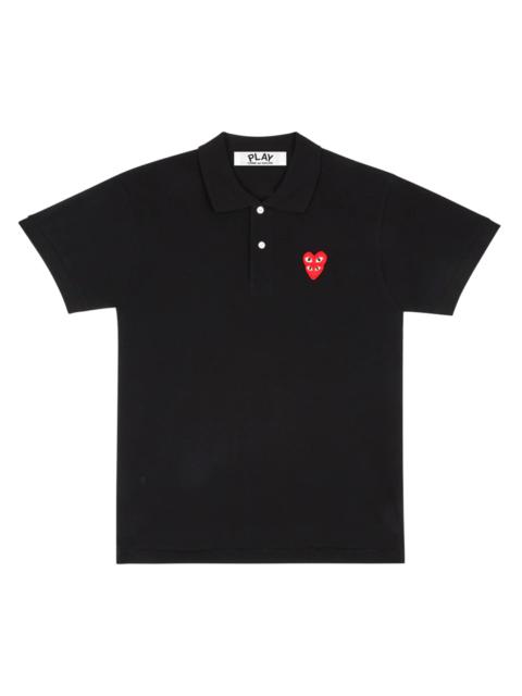 Double Red Heart Polo Shirt Women