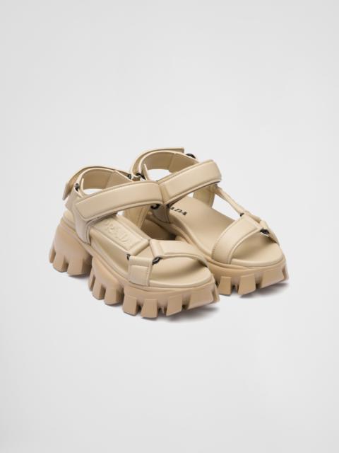 Prada Nappa leather sandals