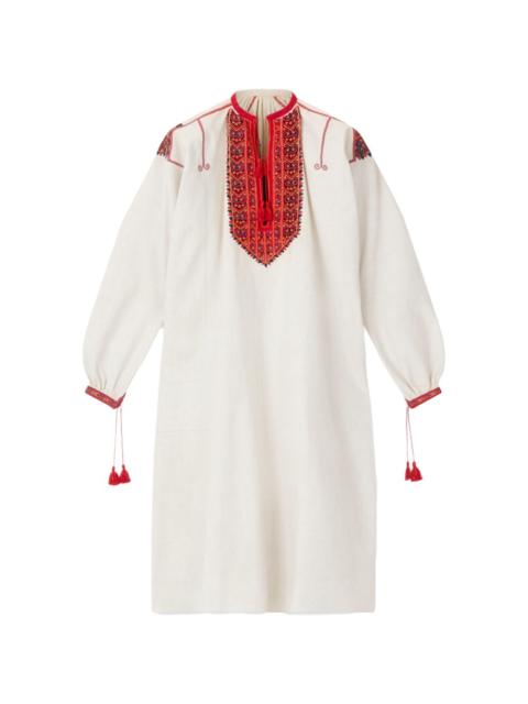 FORTELA Afra embroidered midi dress