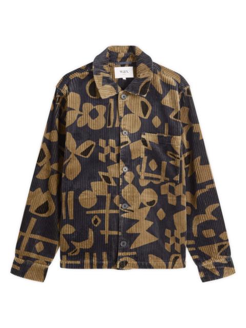 Wax London Wax London Rockley Shapes Corduroy Overshirt