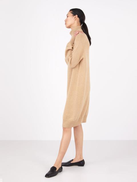 Lambswool Roll Neck Dress