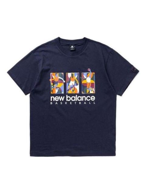 New Balance Hoops Classic Court Short Sleeve T-shirt 'Eclipse' MT23587-ECL