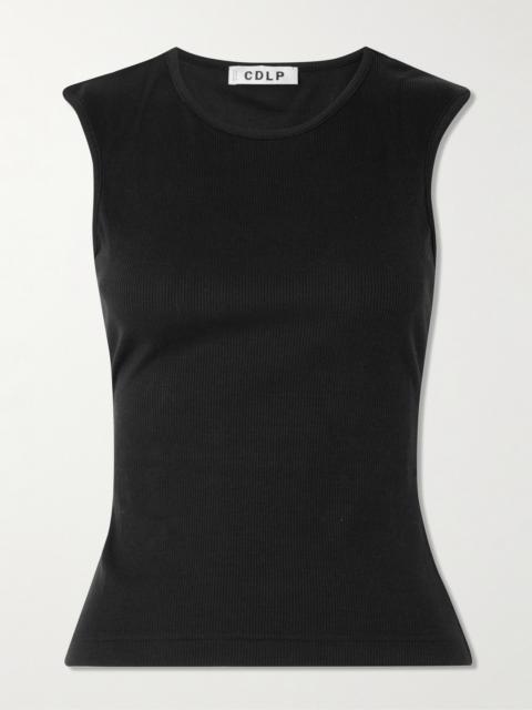 CDLP Ribbed Tencel Lyocell-blend Jersey Tank