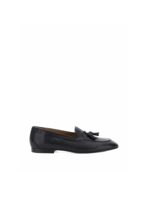 EMPORIO ARMANI tassel leather loafers