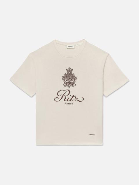 FRAME Ritz Men's Tee in Cream