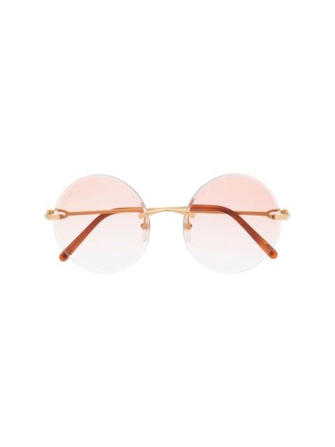 Cartier C Décor round-frame sunglasses