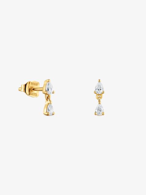 TOUS Short 9kt gold and lab-grown diamond Earrings TOUS Irisé LGD