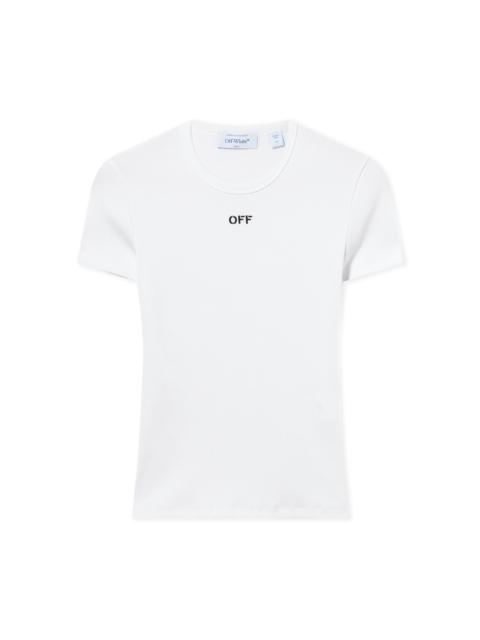 Off-White Off Stamp Rib Basic Tee