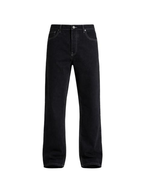 Off-White contrast-stitch jeans