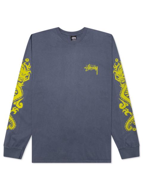 Stussy DRAGONS PIGMENT DYED LS TEE 【M】 Stussy Dragons Pigment Dyed L/S Tee Natural Men's - SS24 - US