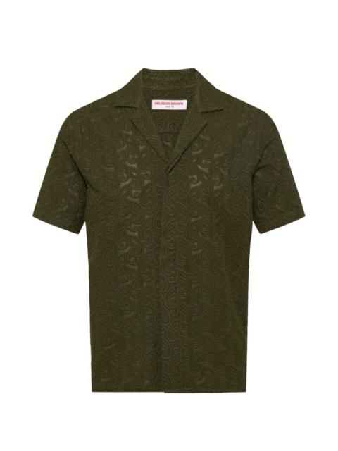ORLEBAR BROWN anglaise paisley shirt