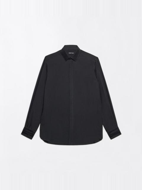 TOM FORD WASHED HABOTAI CLASSIC FIT SHIRT