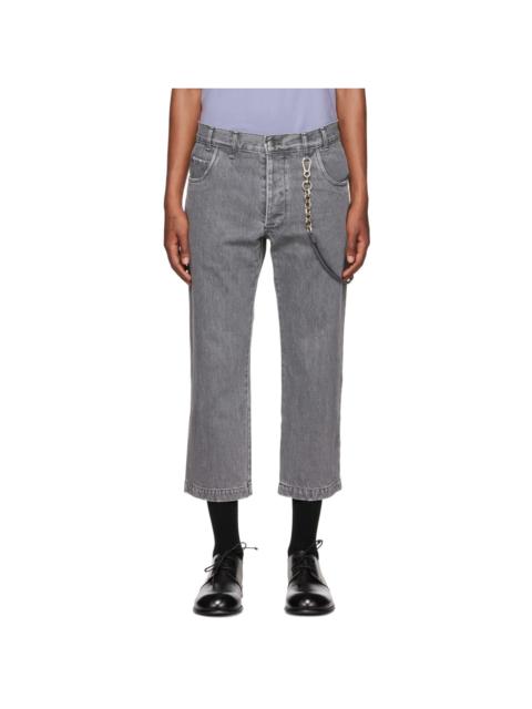 Song for the Mute Gray Slim Jeans