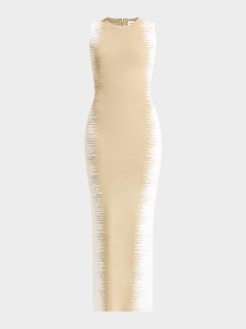 HERVE LEGER Ruby Sleeveless Short-Cut Gown