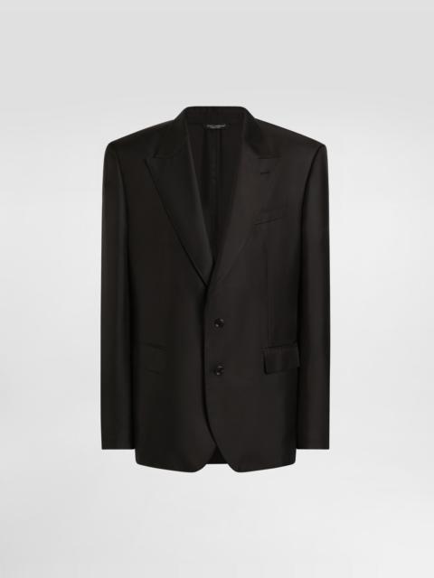 Dolce & Gabbana Sicilia light single-breasted silk twill jacket