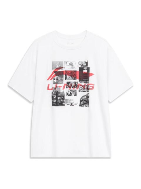 Li-Ning Photo Graphic T-shirt 'White' AHST725-2