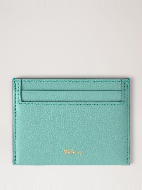 Mulberry Credit Card Slip Marina Blue Small Classic Grain