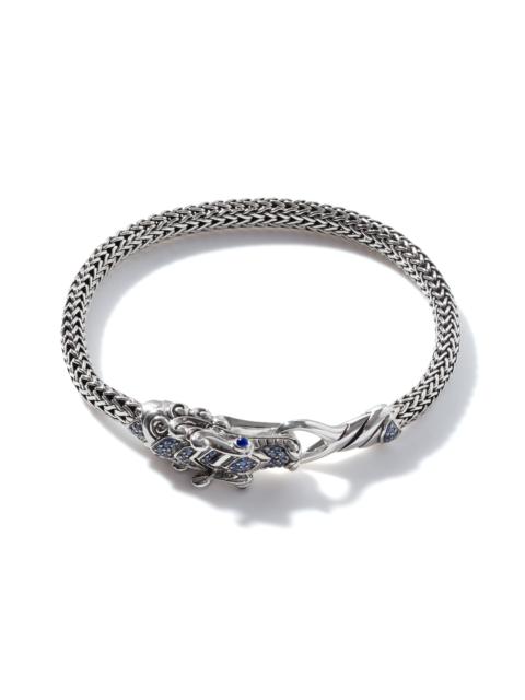 JOHN HARDY Naga Bracelet, Sterling Silver, Pavé, 5MM