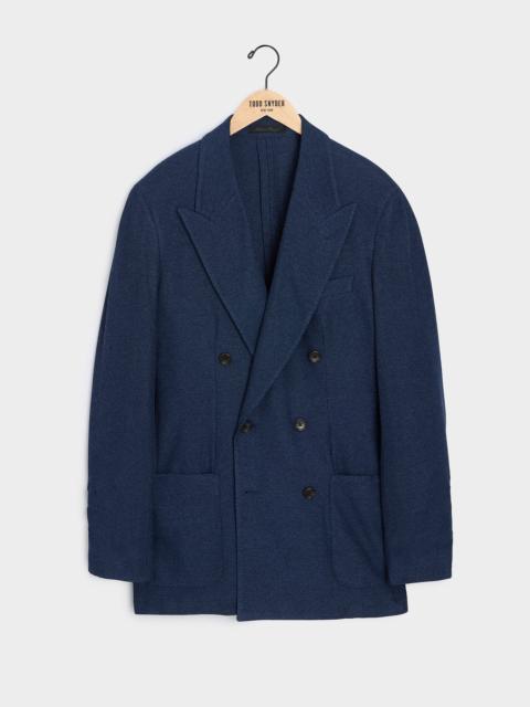 TODD SNYDER Italian Double-Breasted Knit Pique Sport Coat