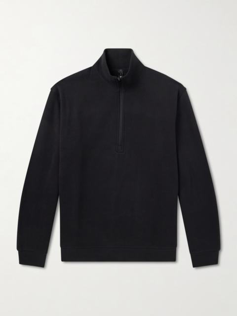 lululemon Steady State Cotton-Blend Jersey Half-Zip Sweatshirt