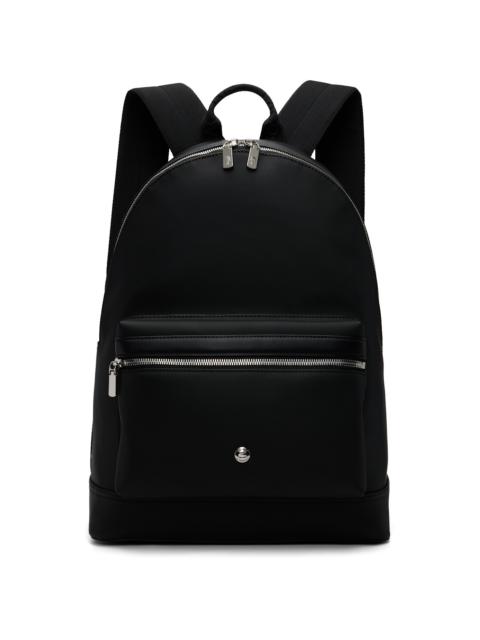 LACOSTE Black Poly Canvas Backpack