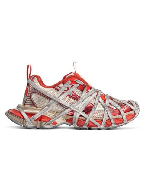 BALENCIAGA Men's 3XL Extreme Lace Sneakers - Orange Beige