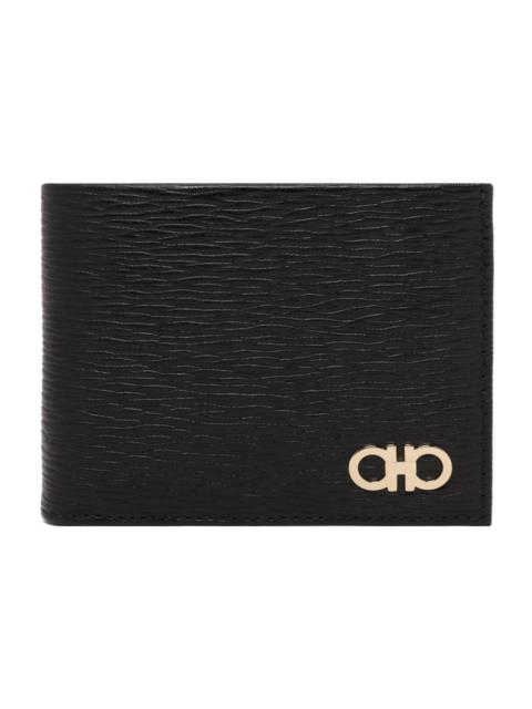 BLACK GANCINI BIFOLD WALLET