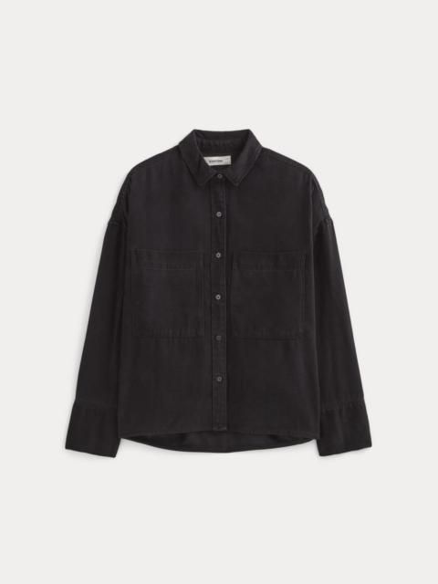 EVERLANE THE BOXY OVERSHIRT IN BUTTERSOFT