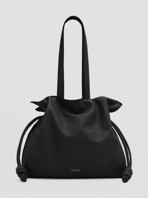 Loewe Flamenco Large Clutch Bag in Napa Leather with Golden Foil Anagram