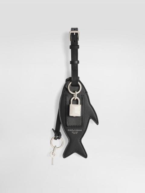 Dolce & Gabbana calfskin keychain