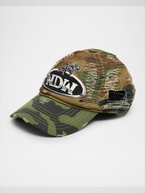 WHO DECIDES WAR Men's Dale Distressed Cotton Camouflage Baseball Cap
