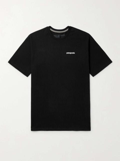 Patagonia P-6 Logo Responsibili-Tee Printed Recycled Cotton-Blend Jersey T-Shirt