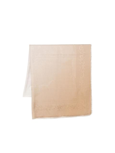 FERRAGAMO fringed-hem scarf