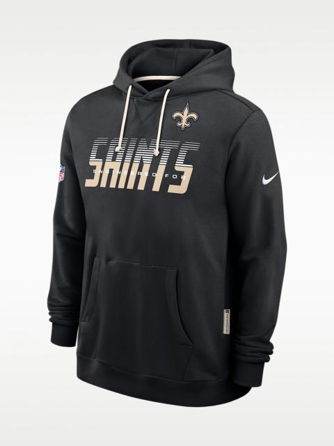 Nike New Orleans Saints Sideline Standard Issue Men's Nike Dri-FIT NFL Pullover Hoodie