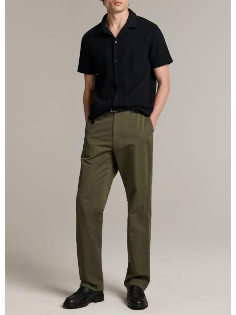 Vince Louie Relaxed Cotton-Linen Chino Pant