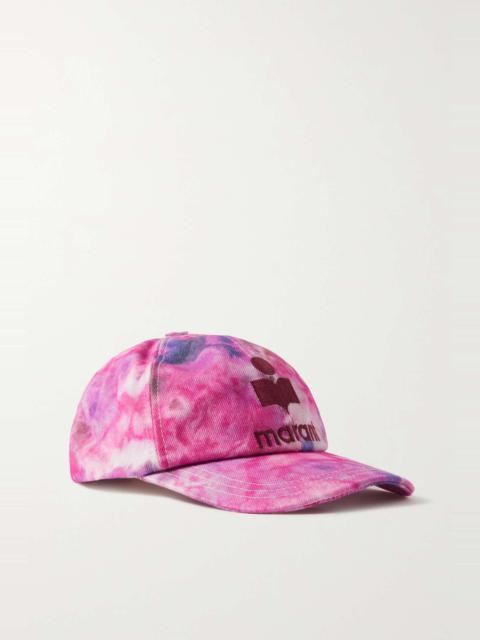 Isabel Marant Tyron embroidered tie-dyed cotton baseball cap