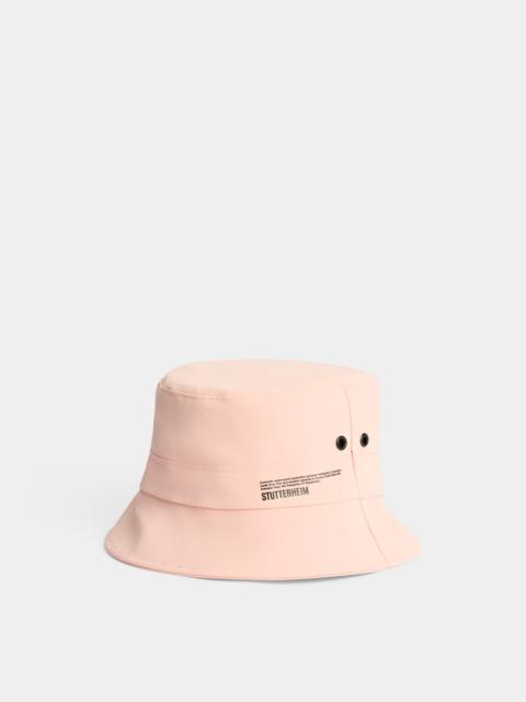 Stutterheim Beckholmen Matte Bucket Hat Pale Pink
