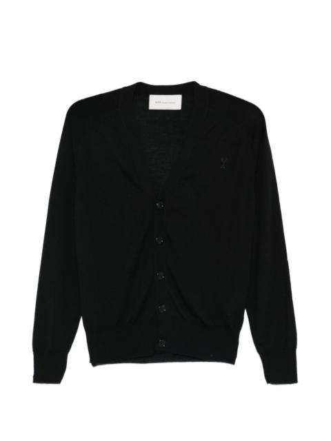 AMI Paris button V-neck cardigan